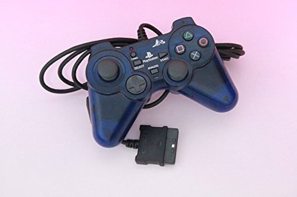 Amazon | PlayStation2専用 「真」アナログ連射コントローラ ブルー