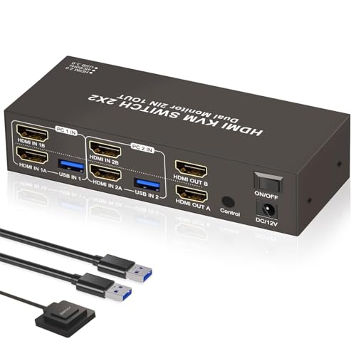 Yukidoke - 2モニター 同時出力 HDMI KVM 切替器 SW220 の評価 | SHOPSTAFF