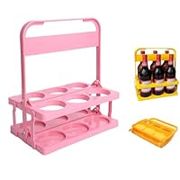 Amazon.co.jp: 折りたたみ式ボトルキャリアー 6穴 手提げドリンク