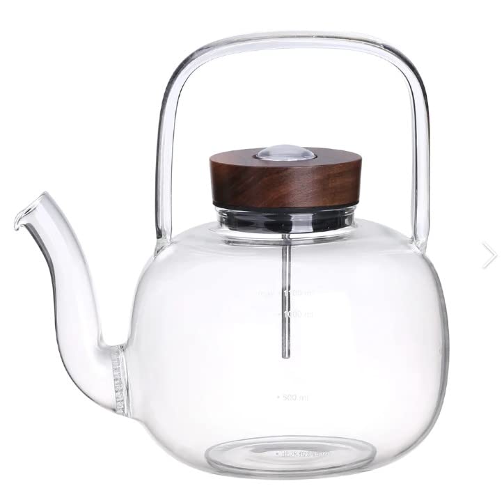 Amazon | 台湾直送Eilong-レトロガラスケトル(1100ml)。 | Eilong