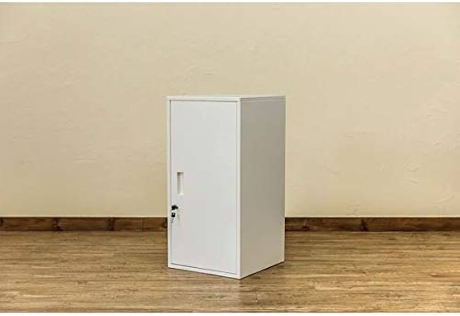 Amazon.co.jp: ハイタイプ 鍵付きロッカー/収納ラック 【ホワイト】 幅