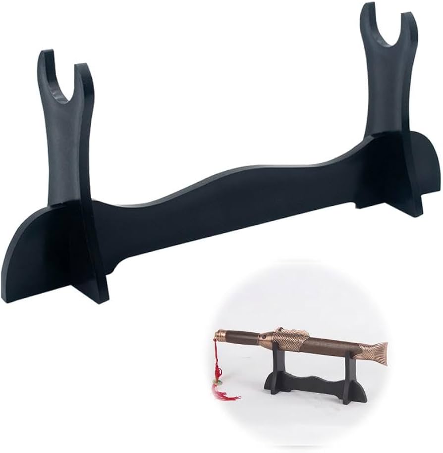 Amazon.co.jp: 刀掛け ミニ刀掛台 横置き 1本掛け25cm以上の刀剣対応