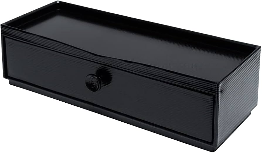 Amazon｜A-ITEM 箸入れ 箸箱 業務用 テーブル 黒 カトラリーケース