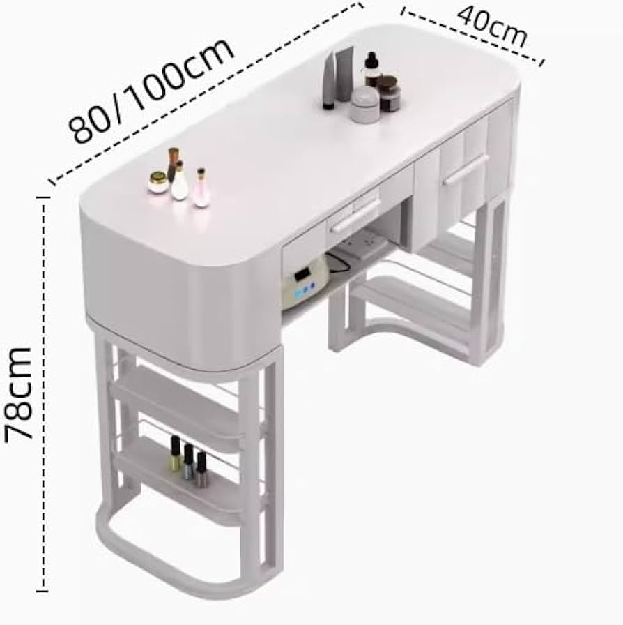 Amazon.co.jp: AIYI HOME ネイルテーブルセット ネイルデスク 大理石天