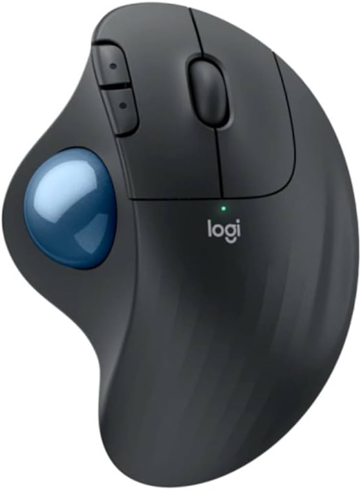 Amazon | Logitech 静音 ワイヤレス トラックボール マウス ERGO