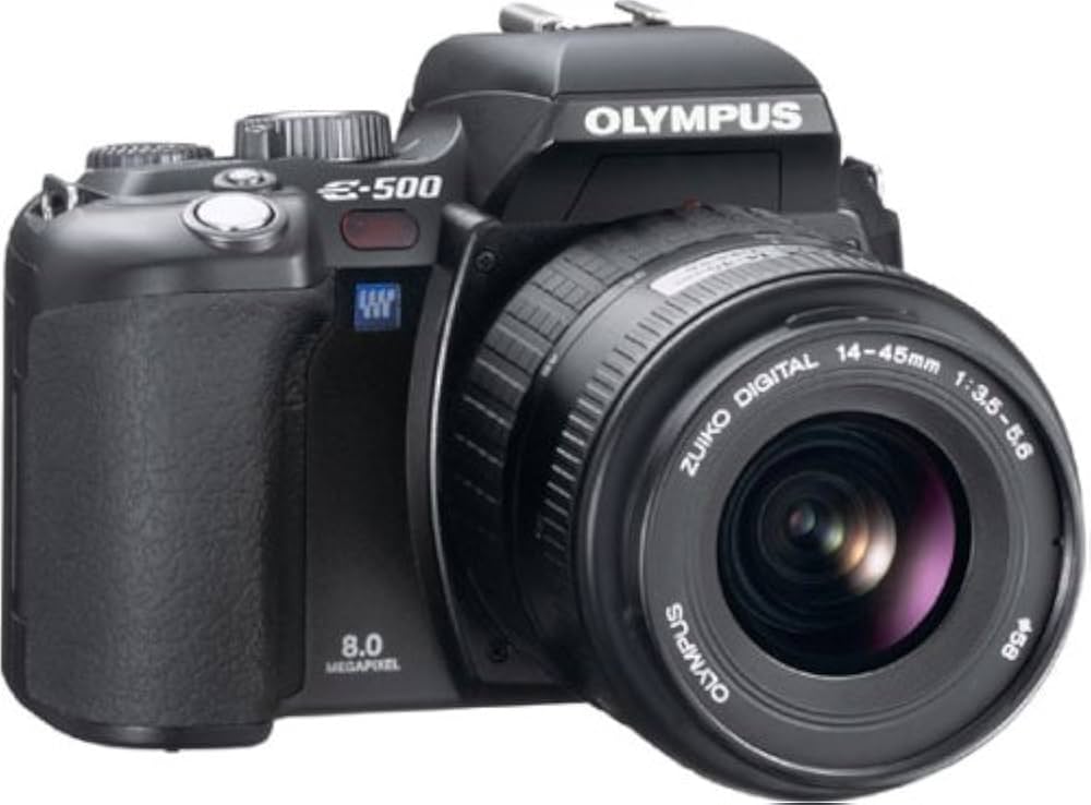 Amazon.co.jp: OLYMPUS Digital SLR Camera E-500 Black Lens Set