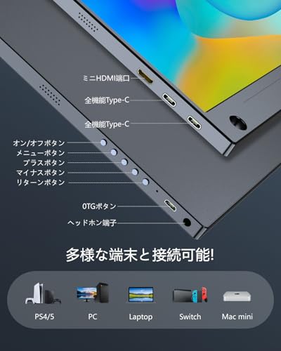 EVICIV - モバイルモニター タッチパネル 14インチ M140J02-S の評価