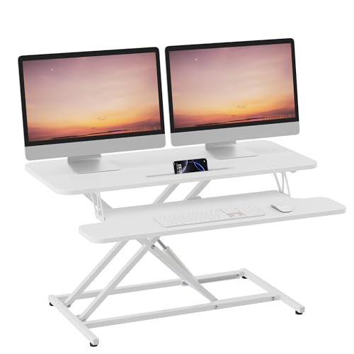 コスパ重視】ERGOMAKERの卓上・昇降スタンディングデスク『91×40サイズ