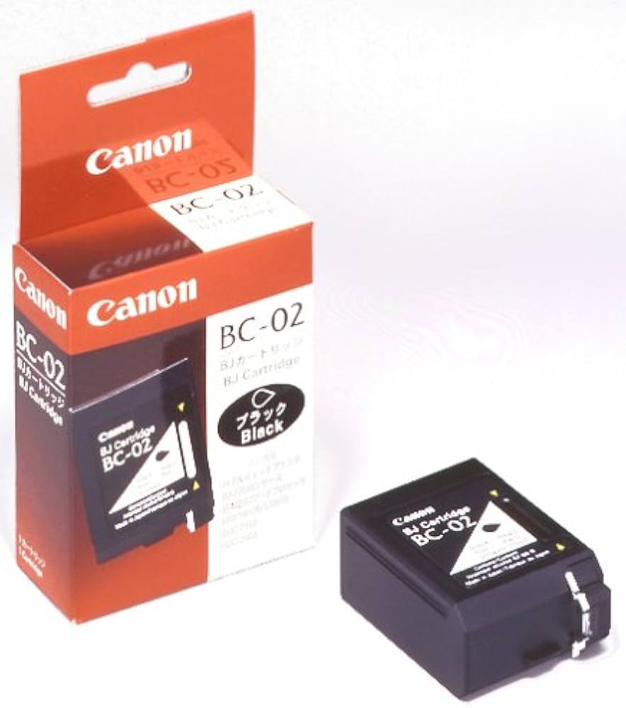 Amazon.co.jp: Canon BJカートリッジ BC-02 ブラック ヘッド・インク一