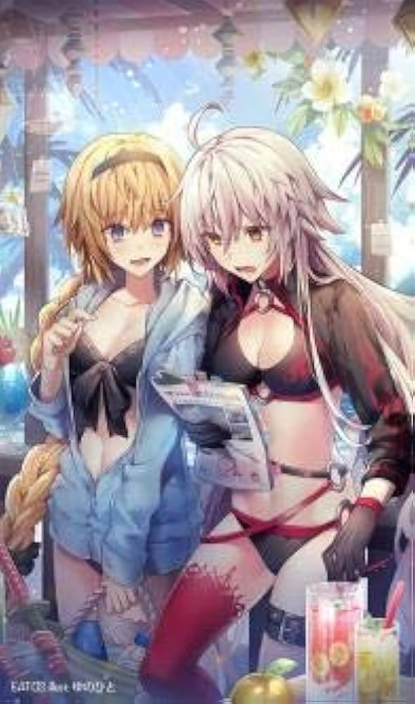 Amazon | ジャンヌ・ダルク ジャンヌ・オルタ 水着 プレイマット FGO