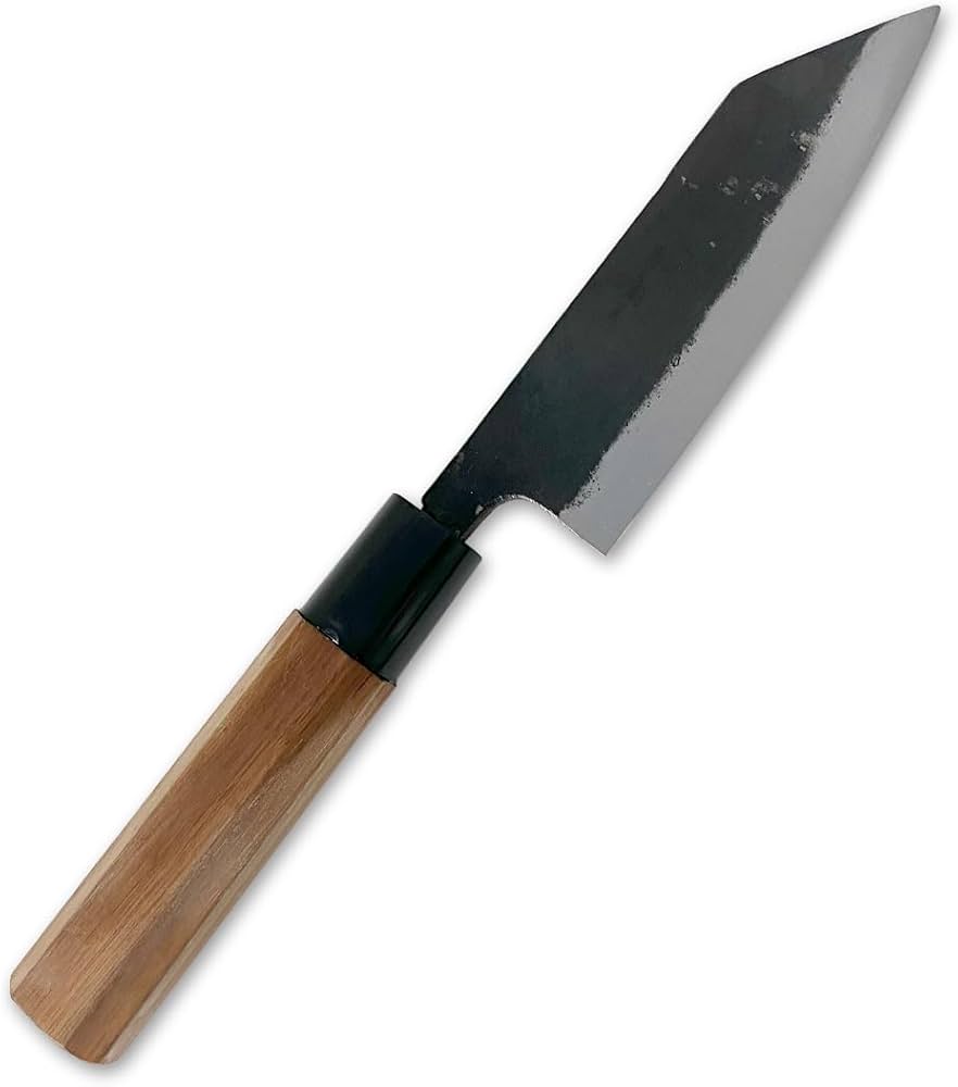 Amazon｜J-kitchens 松原包丁 職人 包丁 刃渡り三徳包丁 約12cm 青紙