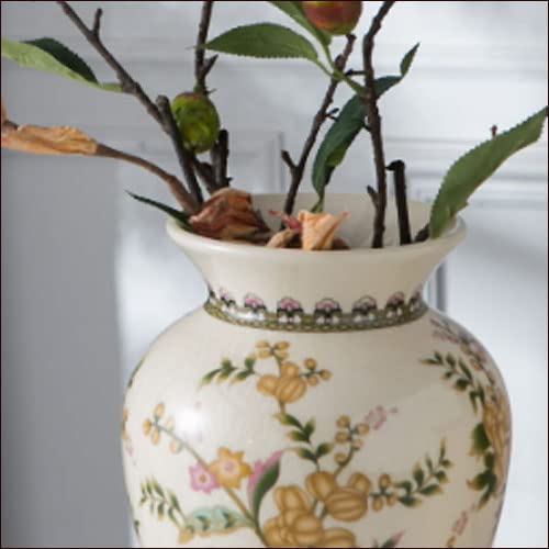 Amazon.co.jp: 陶器 コンポート アンティーク シノワズリ 花瓶 置物