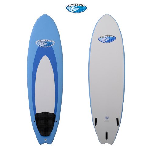 Amazon | SUNSET SURFBOARDS(サンセットサーフボード) FISH 6'4