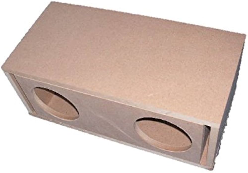 Amazon | 8cmスピーカーボックスエンクロージャーキット ステレオワン