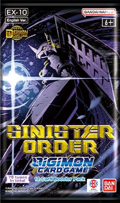 Amazon.com: Sinister Order (EX10) Digimon Booster Box by Bandai