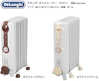 Amazon | DeLonghi (デロンギ) オイルヒーター [ ホワイト+ブラウン