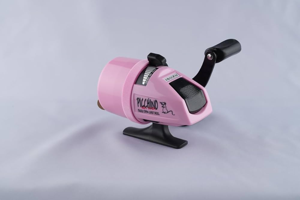 Amazon.co.jp: 五十鈴工業 スピンキャストリール PICCHINO (ピンク