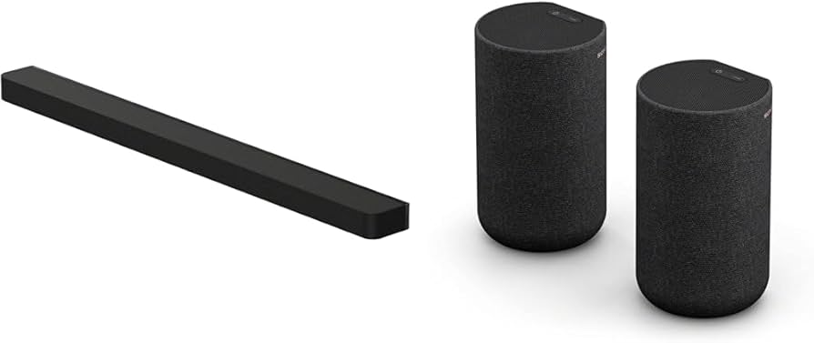 Amazon.co.jp: 【Dolby Atmos対応のサウンドバーとリアスピーカーの