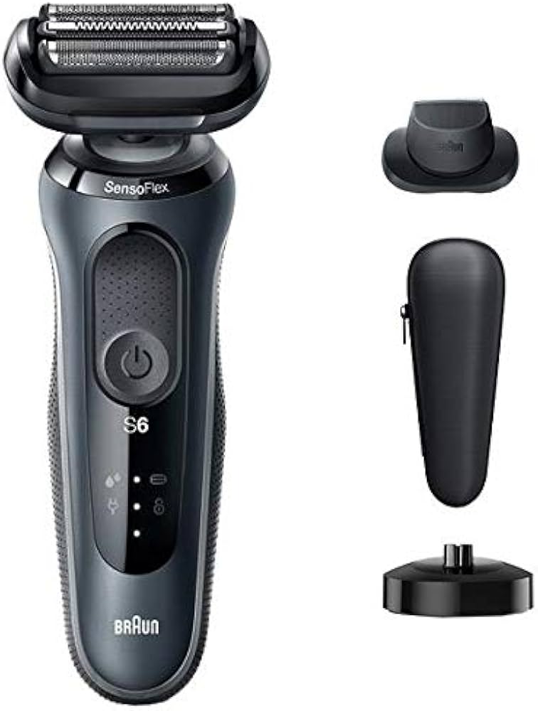 Amazon | ブラウン メンズシェーバー【3枚刃】（ノワールブラック