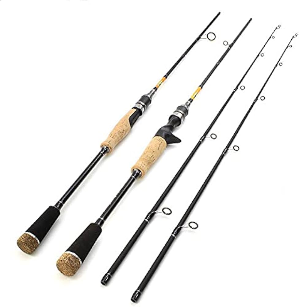 Amazon | LESWIN 2チップ高カーボンルアーロッド M/MH硬度 餌重量7-40g