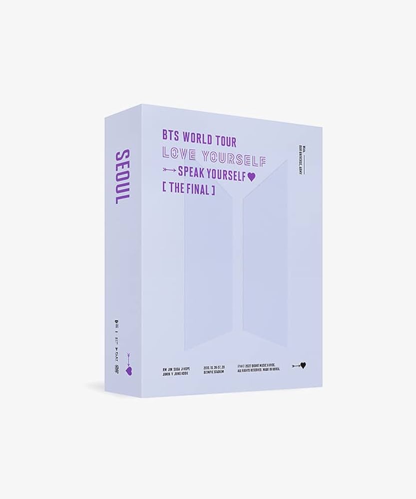 DVD] BTS - World Tour 'LOVE YOURSELF : SPEAK YOURSELF' [THE FINAL