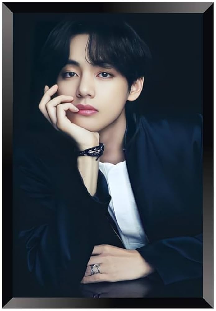 Framed Poster of BTS V (Kim Taehyung), BTS V Wall Frame, Poster