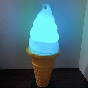 Amazon.co.jp: 【高さ95㎝】ソフトクリーム ライト ランプ 照明 業務