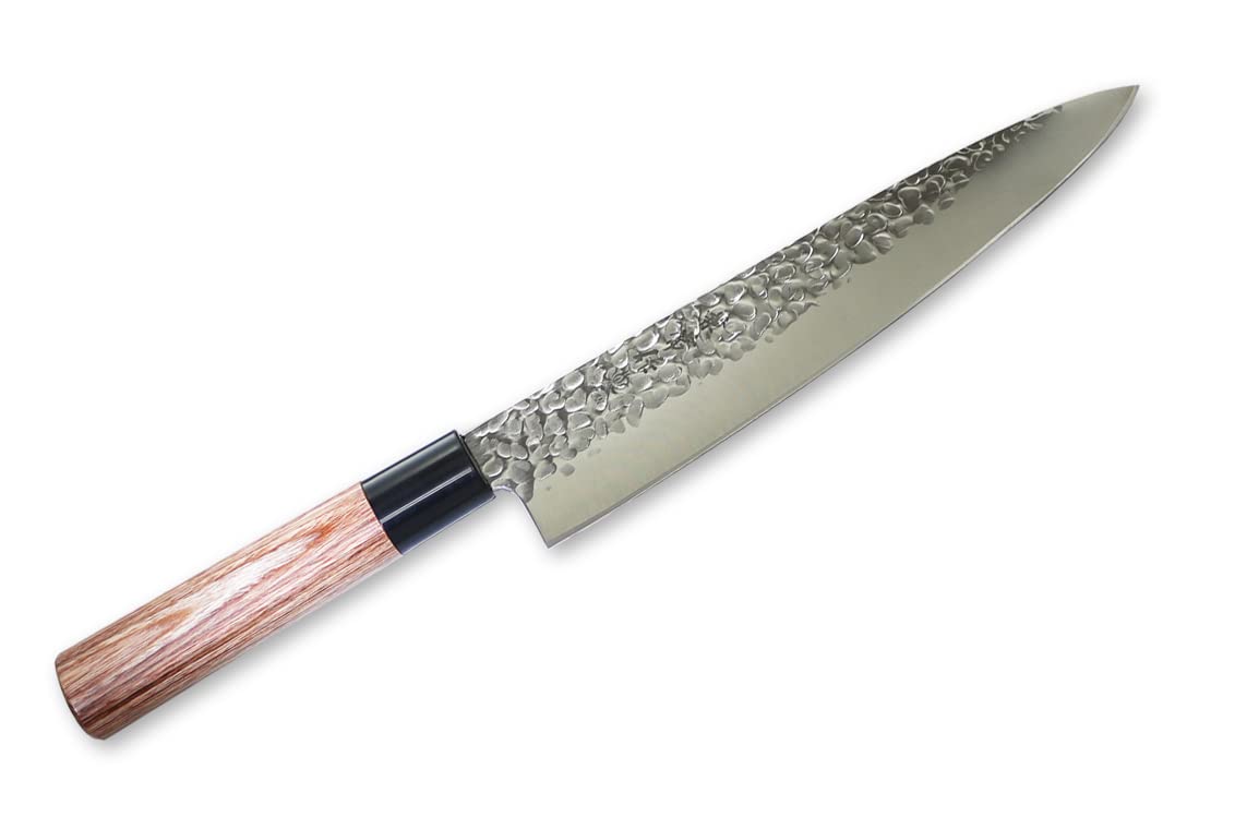 Amazon｜関兼常 兼常作 ステン1K6 槌目磨き 牛刀 210mm KC-957｜出刃