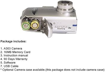 Amazon | Fujifilm FinePix A303 3MPデジタルカメラ+3倍光学ズーム