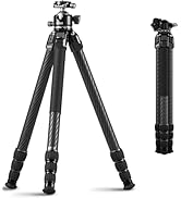 Amazon | SIRUIカーボンファイバートラベル三脚コンパクト軽量スリック
