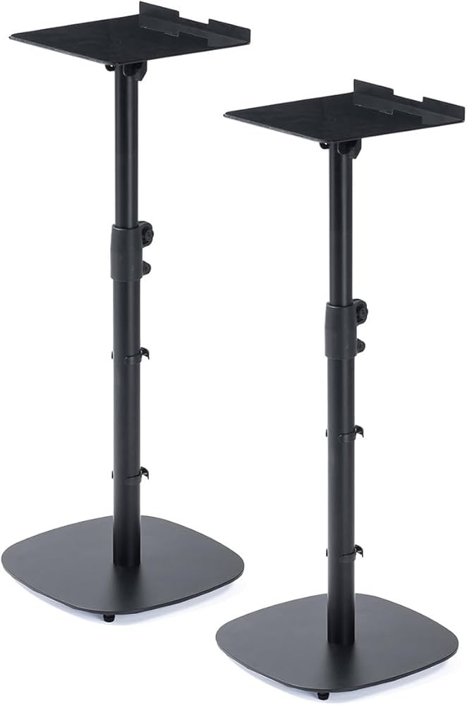 Amazon | サンワダイレクト スピーカースタンド 耐荷重15kg 2本セット