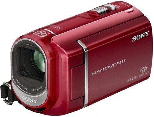 Amazon.com : Sony DCR-SX41 Flash Camcorder w/60x Optical Zoom (Red