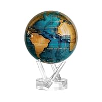 Amazon.co.jp: MOVA グローブ l 地球儀 l 世界地図シリーズ 青金 4.5