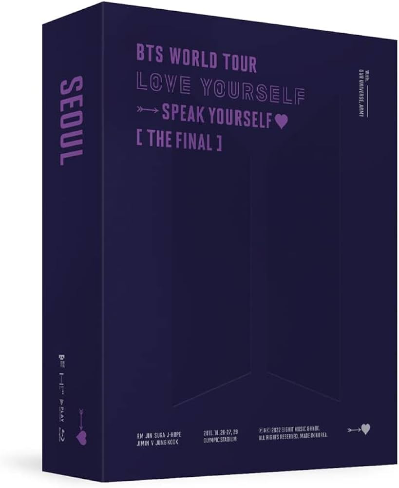 Amazon.com: BTS WORLD TOUR 'LOVE YOURSELF : SPEAK YOURSELF' [THE