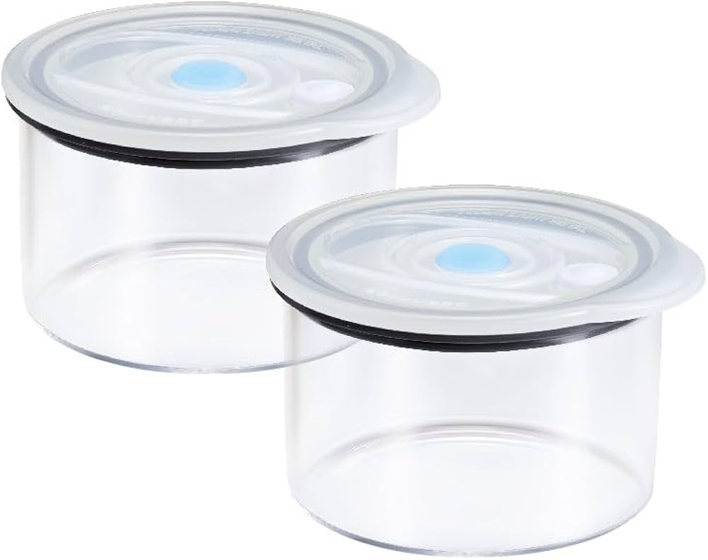 Amazon｜アサヒ軽金属 真空アラカルト 耐熱 ガラス 保存容器 0.4