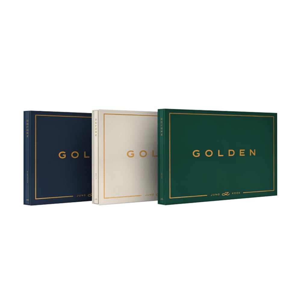 Set] BTS JUNGKOOK GOLDEN 1st Solo Album 3 Ver Set : Amazon.in