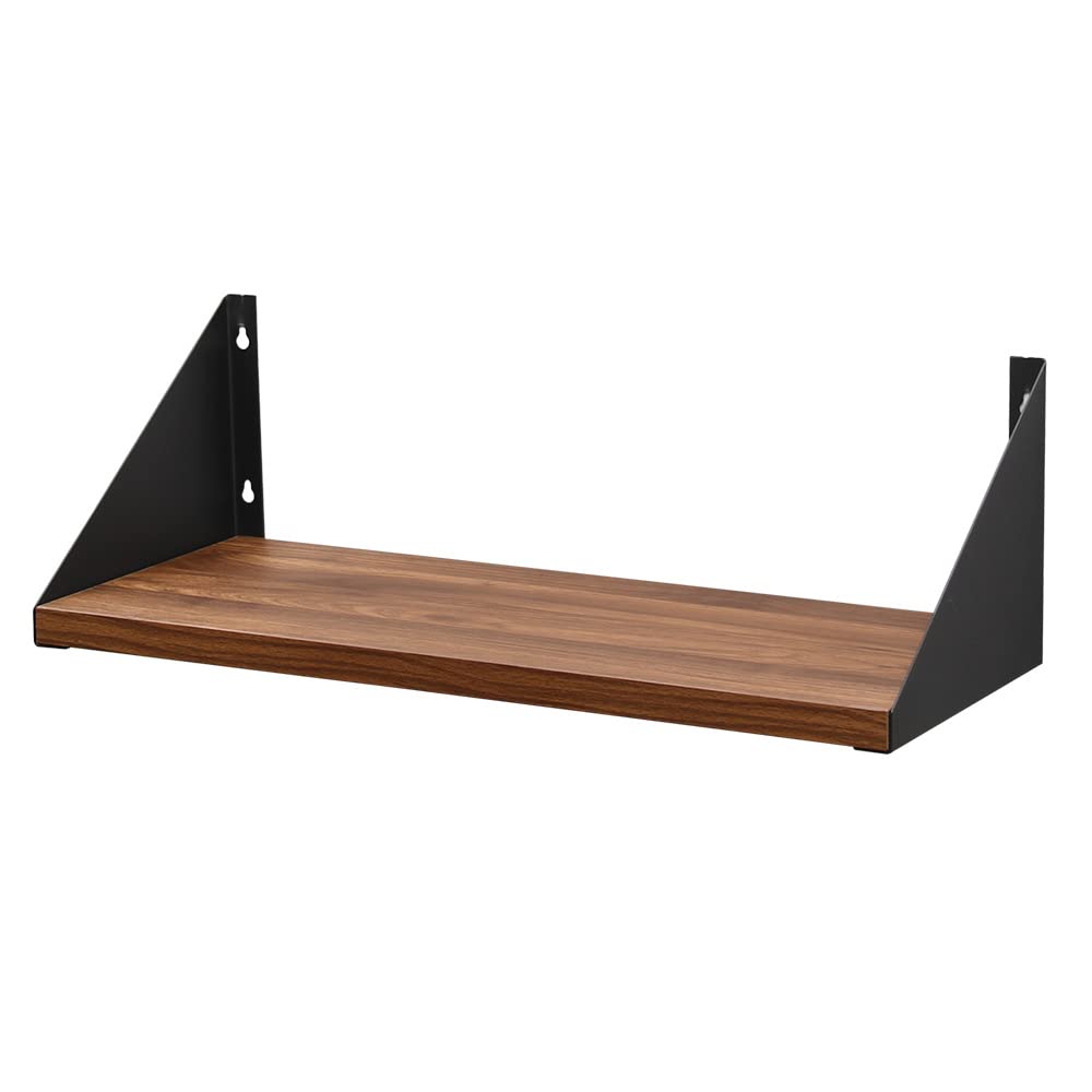 Amazon｜業務用 ウォールシェルフ 木目調 木製 壁掛け 棚 棚板 収納 壁
