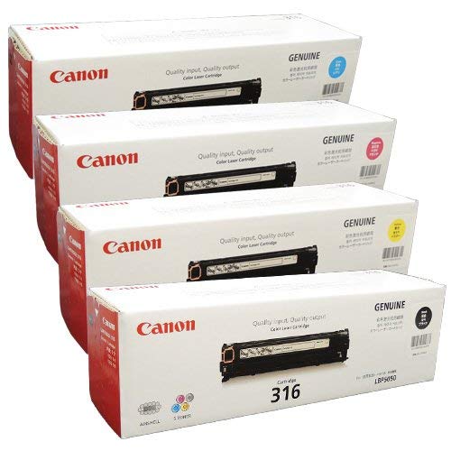 Amazon.co.jp: CANON 国内純正トナーカートリッジ316 CRG-316 4色