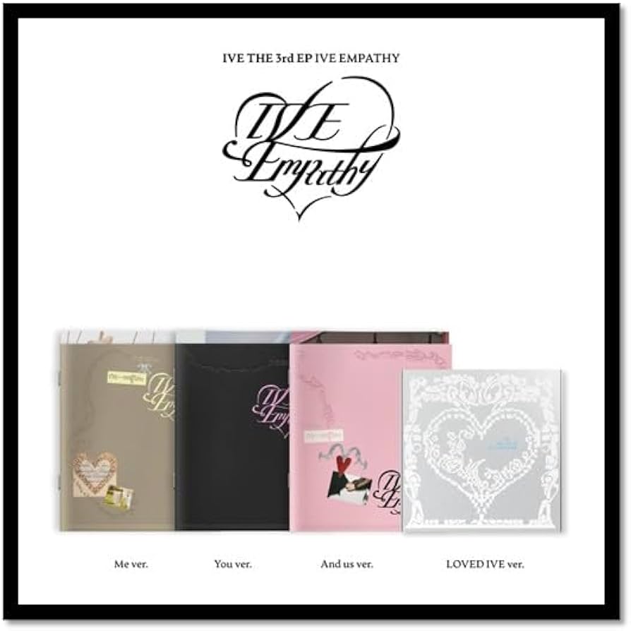 Amazon.com: IVE IVE EMPATHY Regular 3 Ver + Limited Edition LOVED