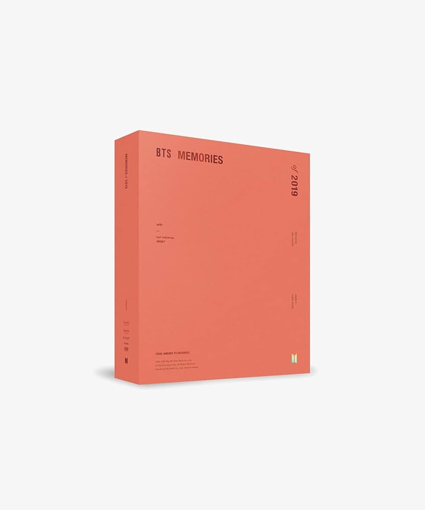 DVD] [TRAVEL PRE-ORDER] BTS MEMORIES OF 2019 DVD + ADVANTAGE