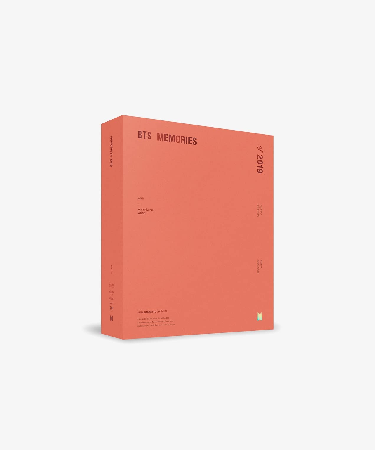 DVD] [TRAVEL PRE-ORDER] BTS MEMORIES OF 2019 DVD + ADVANTAGE
