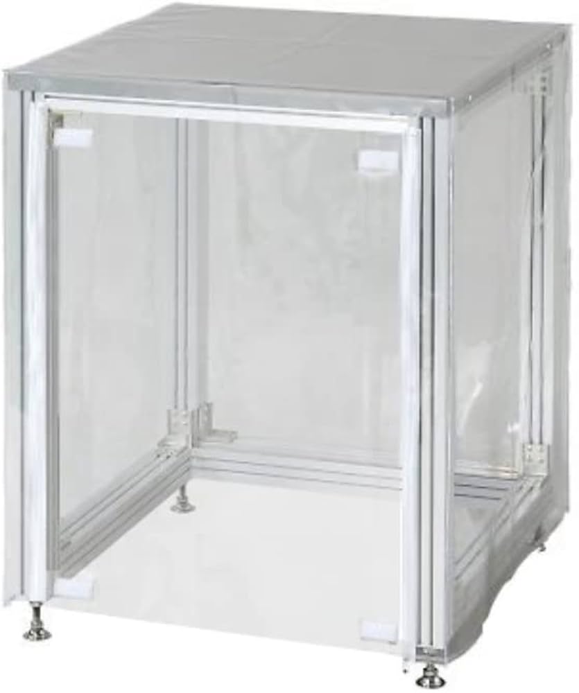 Amazon | アズワン アルミフレーム式装置架台 三方枠/周囲カバー付