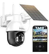 Amazon.co.jp: aosu 防犯カメラ 屋外 ソーラー 自動追尾 wifi 3MP 動体