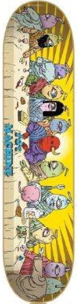 Amazon | Toy Machine Last Supper スケートボードデッキ 8.0 モブ