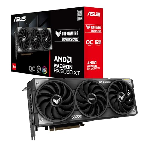 Amazon | ASUS AMD Radeon RX 9060 XT ビデオカード 16GB GDDR6 OC