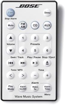 Amazon.co.jp: Bose Wave music system 専用リモコン(小) (プラチナム