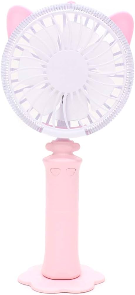 Amazon | NEWキャットファン ネコ型 ハンディ＆卓上扇風機2WAY | Hiro