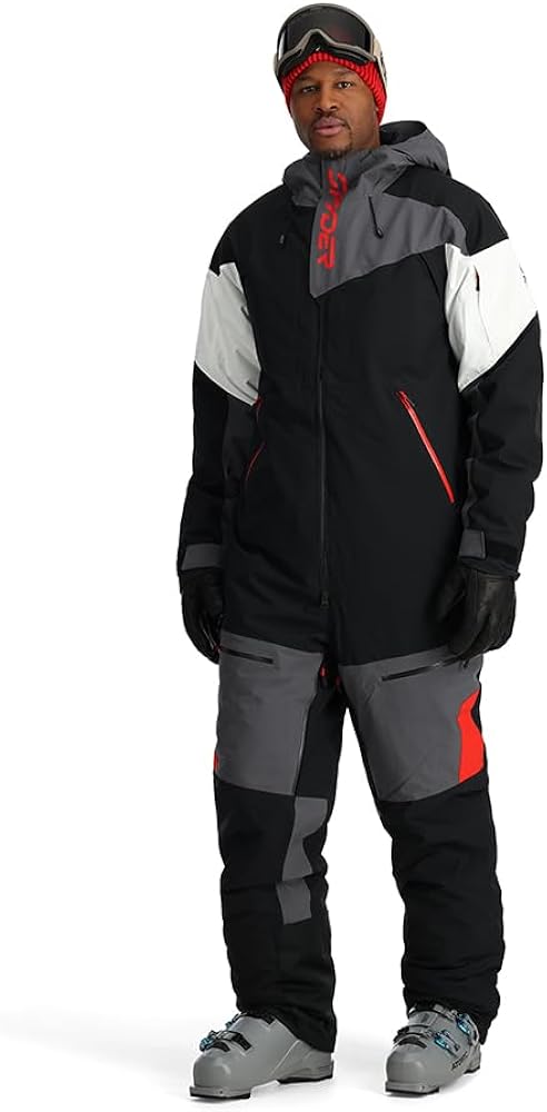 Amazon.com: Spyder Mens Utility Snowsuit Black Small : Clothing