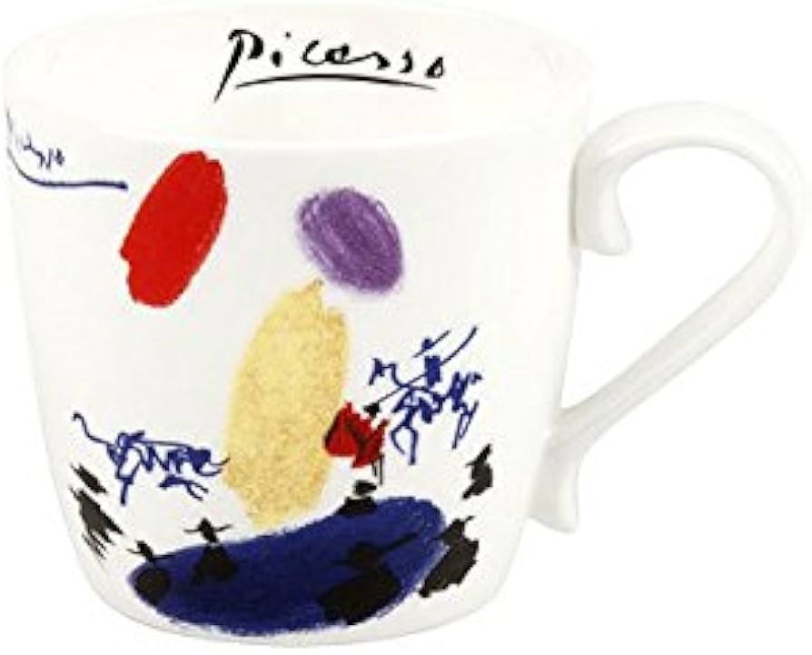 Amazon.com: Konitz Picasso Bone China Coffee Mugs – Coffee Mug Set