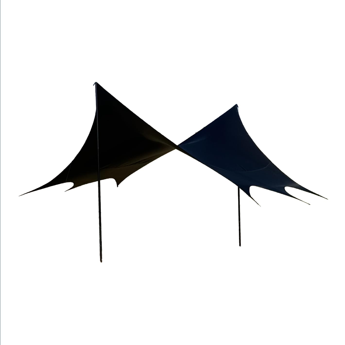 Amazon | CROWTARP ブラックコーティング 難燃加工 耐水3000mm